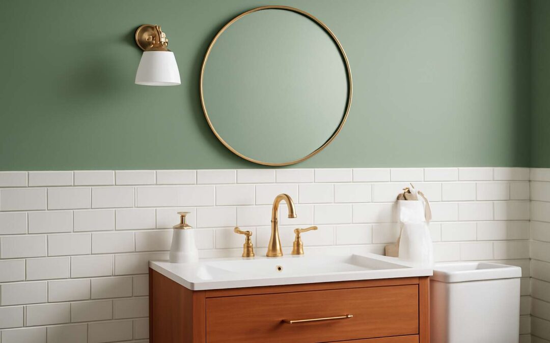 Bold, stylish ideas for wall paint and tiles combination that transform spaces