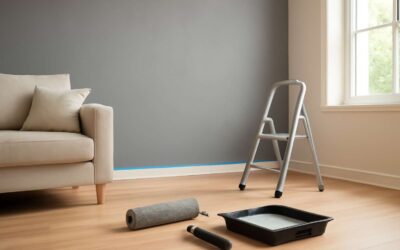 Elevate Your Space with a flawless wall paint job that brightens your home.