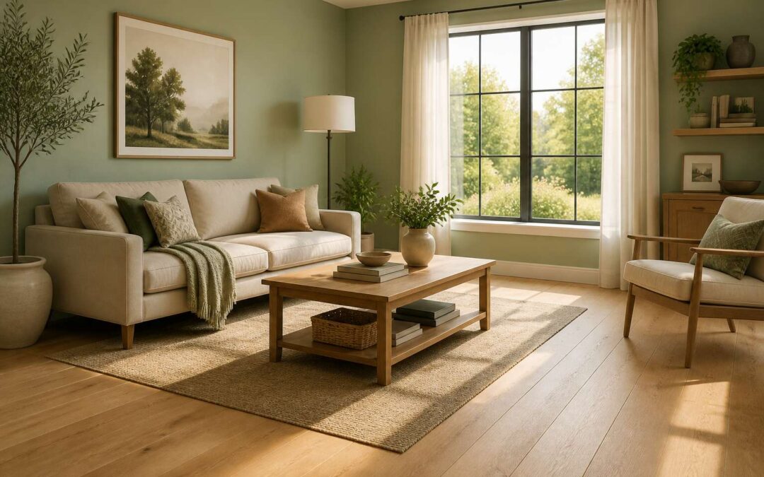Choose Wooden Floor Matching Wall Paint