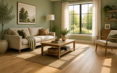 Choose Wooden Floor Matching Wall Paint