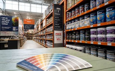 Wall paint builders warehouse sells paints and supplies.