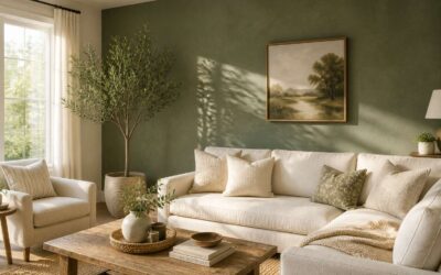 Refresh your room with wall paint green shades.