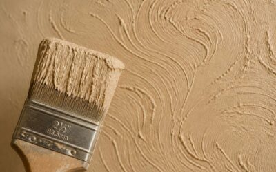 Get wall texture with a textured wall paint brush.